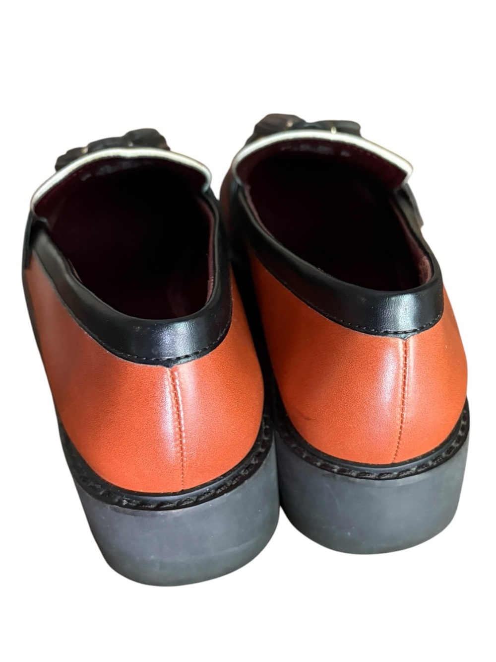 Sarto by Franco Sarto Balinna Slip On Tasseled Loafer Lug Sole Tri Tone Sz 6 - Picture 7 of 8